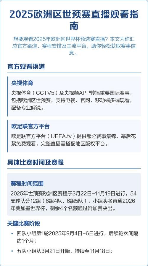 高清免费世界杯预选赛直播在线观看指南 高清免费世界杯预选赛直播在线观看指南